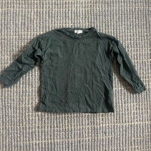 Les Gamins Kids Long Sleeve Green Shirt